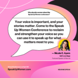 Nicole C Ayers on how to use your voice to heal generational wounds.
